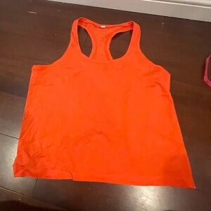 guc lululemon red/orange Women's Tank Top
